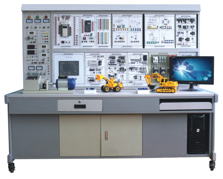 LGSX-03A 工業(yè)自動(dòng)化綜合實(shí)訓(xùn)裝置（PLC+變頻器+觸摸屏+單片機(jī)）